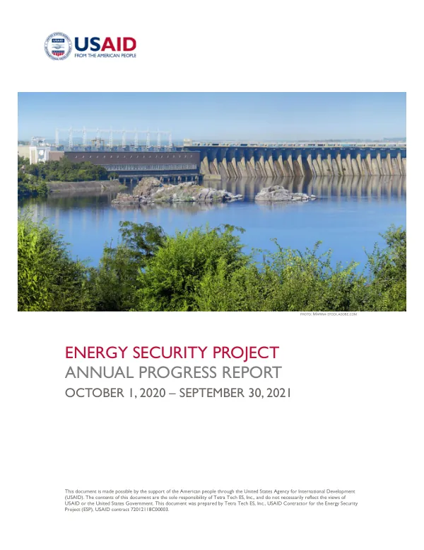 USAID/UKRAINE ESP FY 2021 ANNUAL REPORT