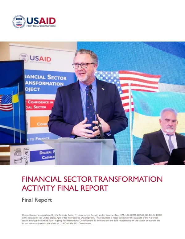 Financial Sector Transformation Activity Final Report