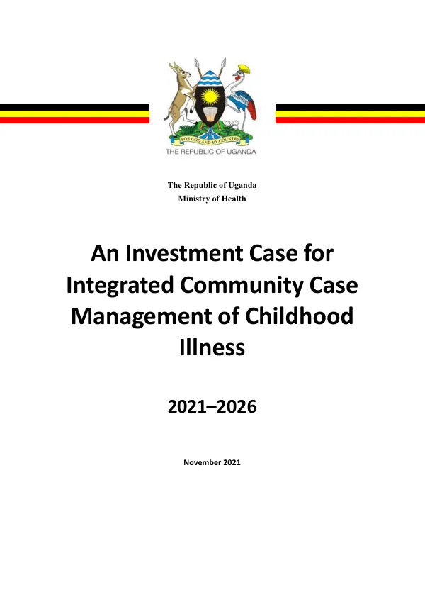 An Investment Case for Integrated Community Case Management of Childhood Illness 2021–2026