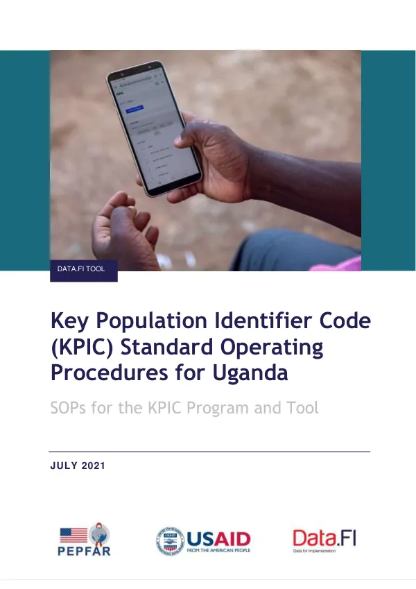 Key Population Identifier Code (KPIC) Standard Operating Procedures for Uganda