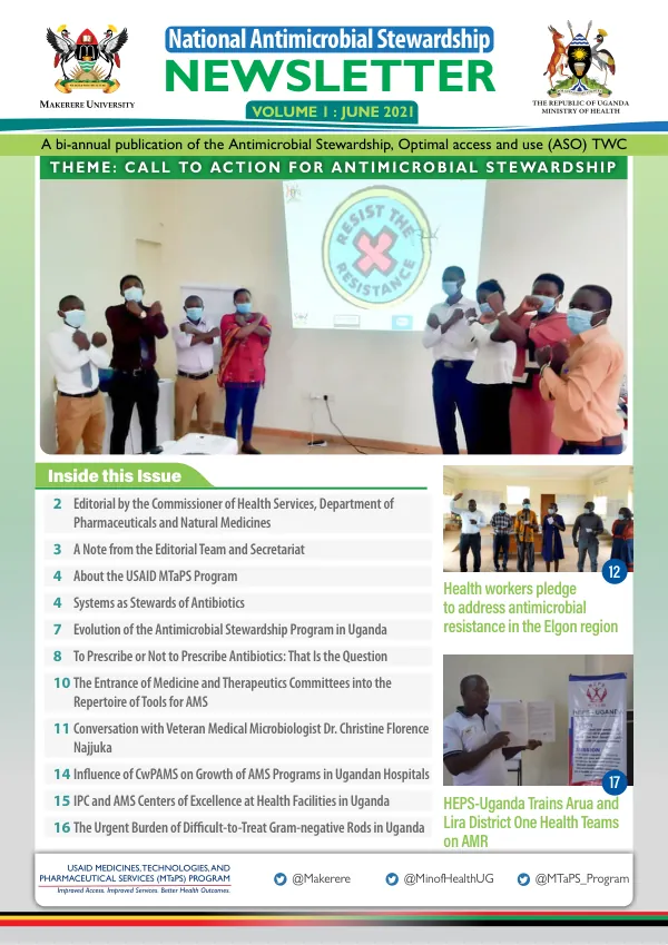National Antimicrobial Stewardship Newsletter