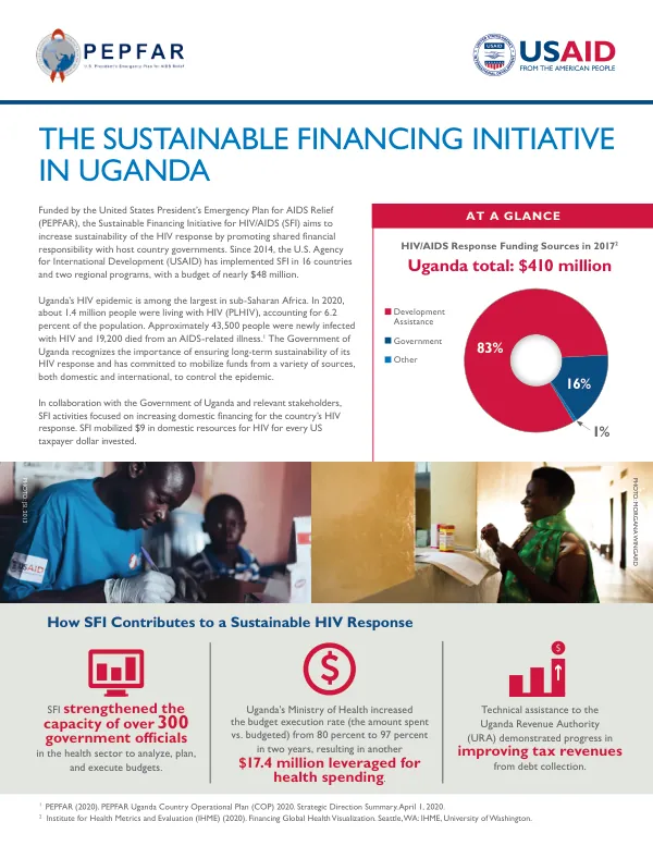 The Sustainable Financing Initiative in Uganda