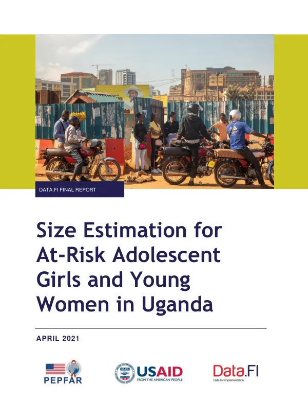 Size Estimation for At-Risk Adolescent Girls and Young Women in Uganda