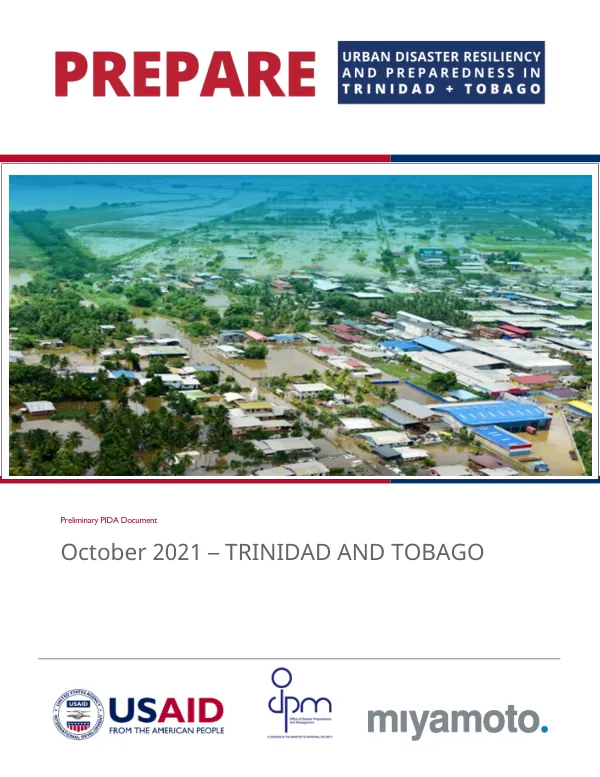 Urban Disaster Resiliency and Preparedness in Trinidad and Tobago (PREPARE TT)