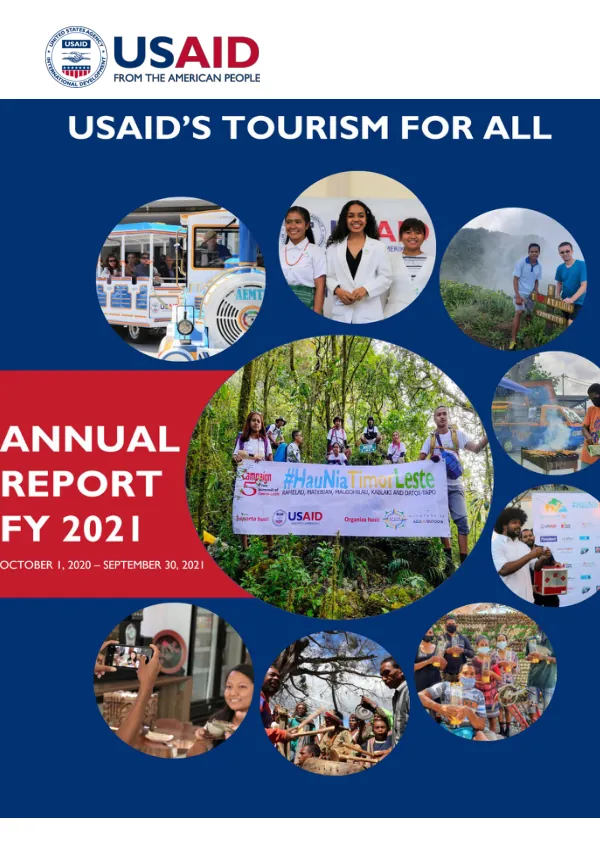 USAID’s Tourism for All Project Annual Report – FY 2021