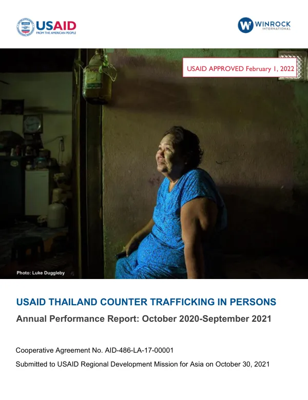 Annual Performance Report: October 2020-September 2021