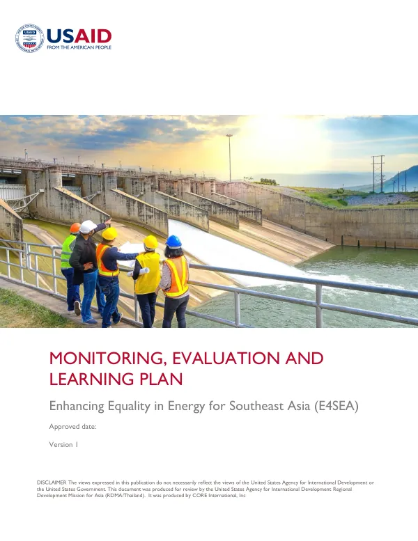 Monitoring, Evaluation and Learning Plan