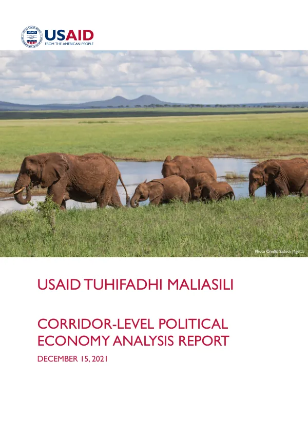 Corridor-Level Political Economy Analysis Report