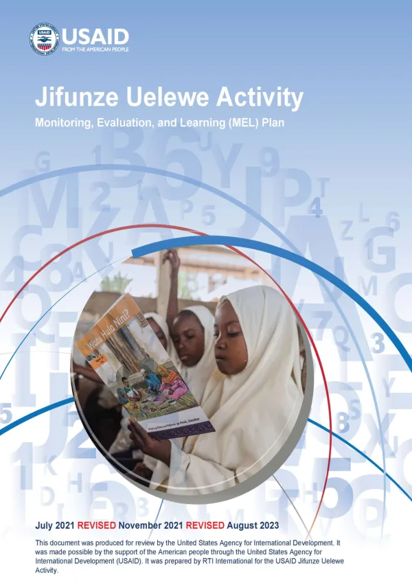 USAID Jifunze Uelewe MEL Plan