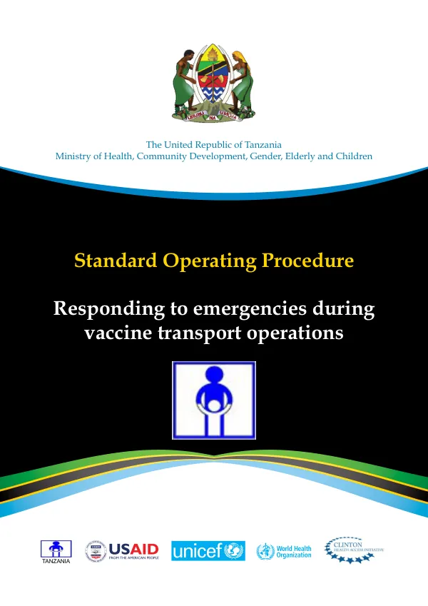 Responding to emergencies during vaccine transport operations