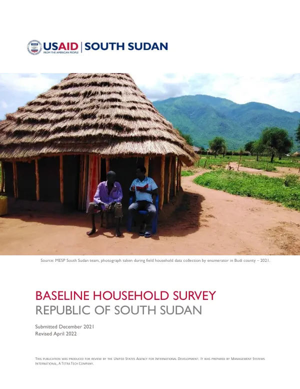 Baseline Household Survey Report: Republic of South Sudan
