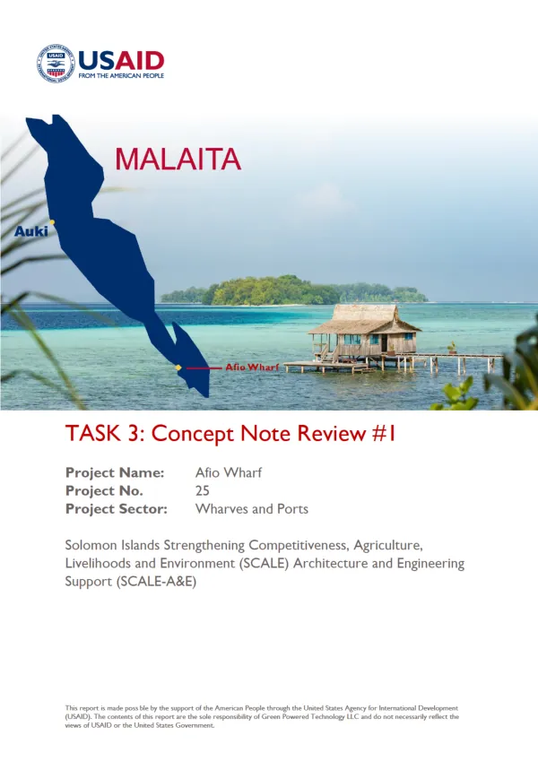 USAID SCALE PROJECT SELECTION PROCESS FAMILIARITY