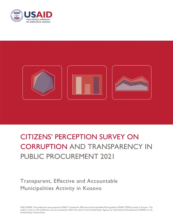Citizens’ Perception Survey on Corruption and Transparency in Public Procurement 2021