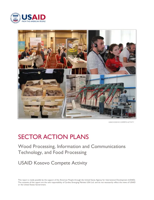 USAID Kosovo Compete Activity—Sector Action Plans