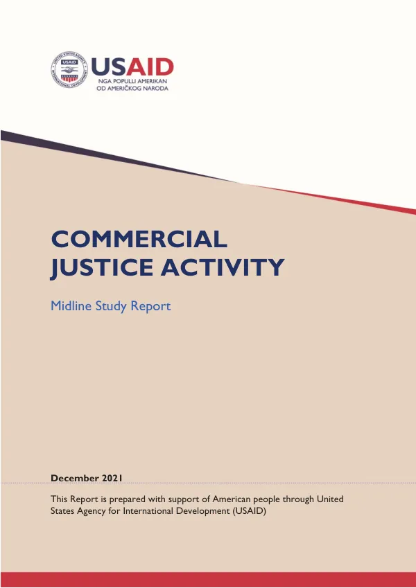 Midline Study Report: Commercial Justice Activity