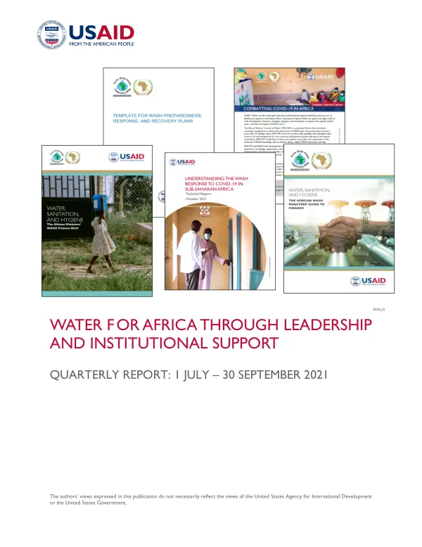 Water for Africa through Leadership and Institutional Support (WALIS) Quarterly Report FY21 Q4