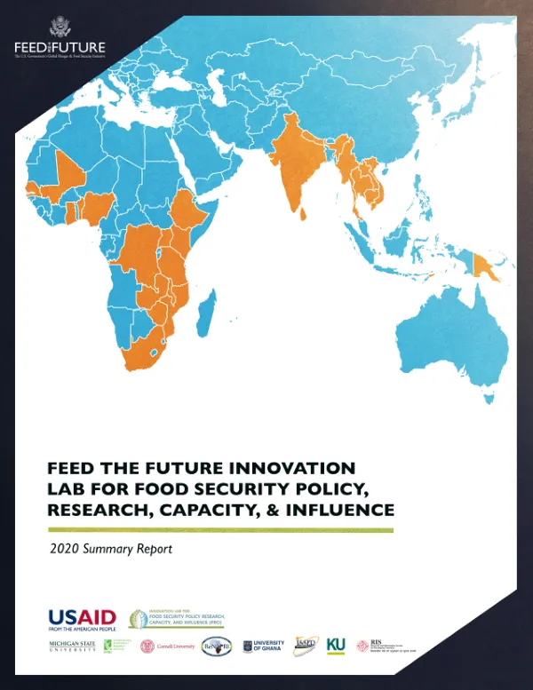 Feed the Future Innovation Lab for Food Security Policy Research, Capacity, & Influence (PRCI)
