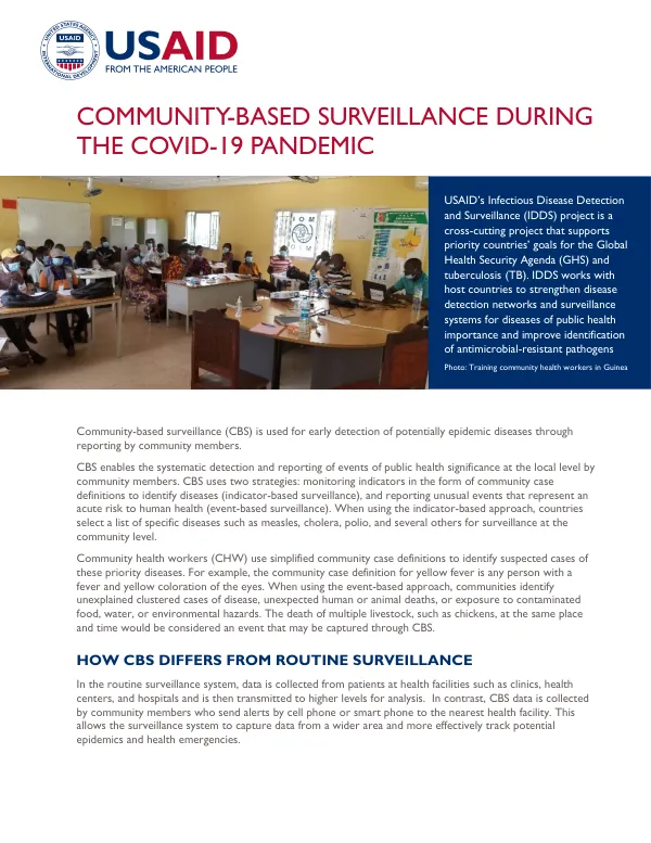 Community-Based Surveillance During the COVID-19 Pandemic