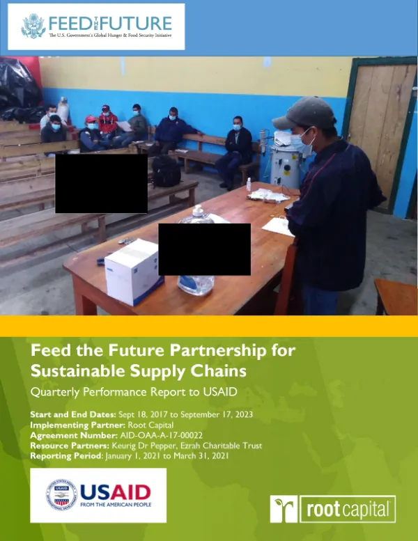 Quarterly Report: Feed the Future Partnership for Sustainable Supply Chains
