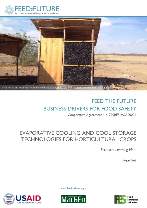 Evaporative Cooling and Cool Storage Technologies for Horticultural Crops