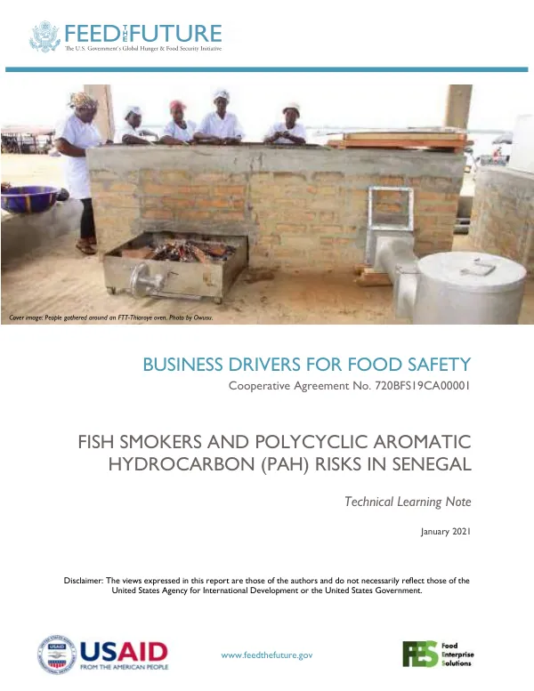 Business Drivers for Food Safety Technical Learning Note: Fish Smokers and Polycyclic Aromatic Hydrocarbon (PAH) Risks in Senegal