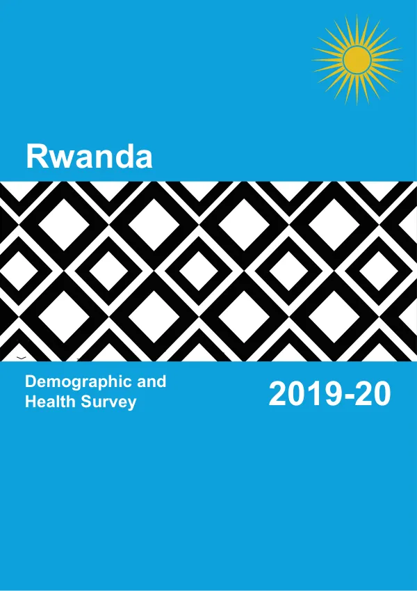 Rwanda Demographic and Health Survey 2019-20 Final Report