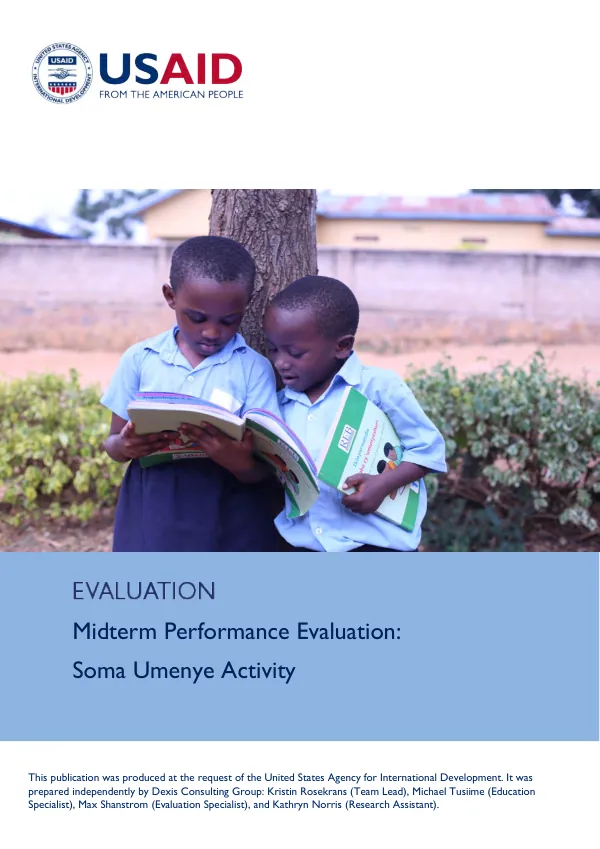 MIdterm performance evaluation : soma umenye activity