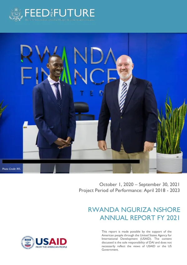 Annual Report FY 2021: Rwanda Nguriza Nshore