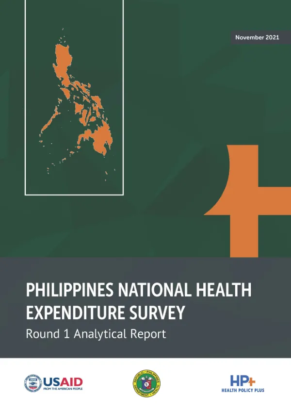 Philippines National Health Expenditure Survey: Round 1 Analytical Report