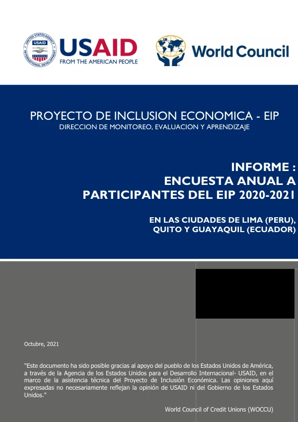 Encuesta Anual a Participantes EIP 2020-2021
