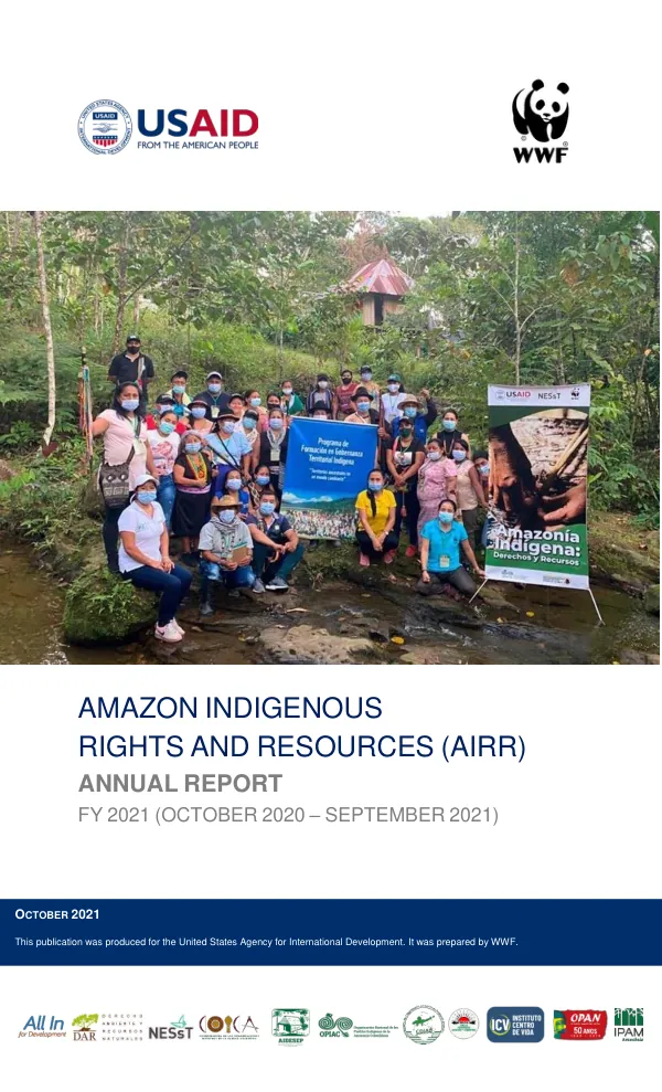 Amazon Indigenous Rights and Resources (AIRR) Annual Report FY 2021