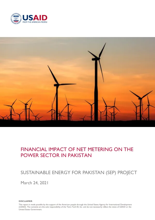 Financial Impact of Net Metering on the Power Sector in Pakistan