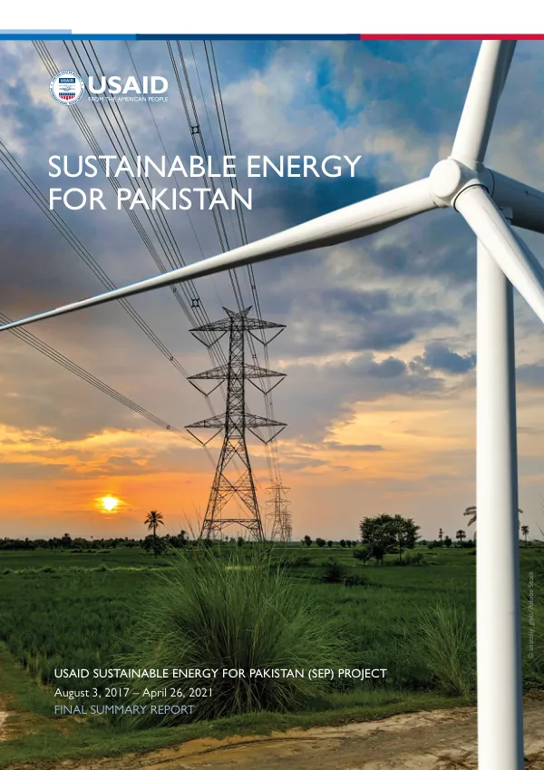 Sustainable Energy for Pakistan Project: Final Summary Report