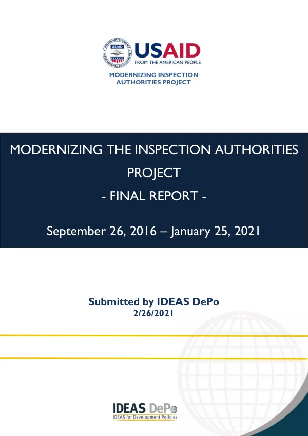 Modernizing the Inspection Authorities Project Final Report