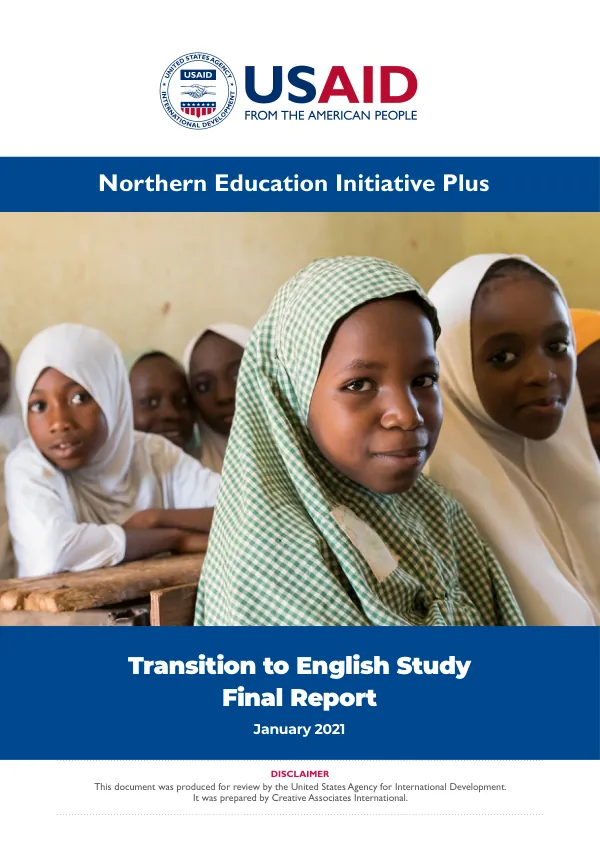 Transition to English Study Final Report