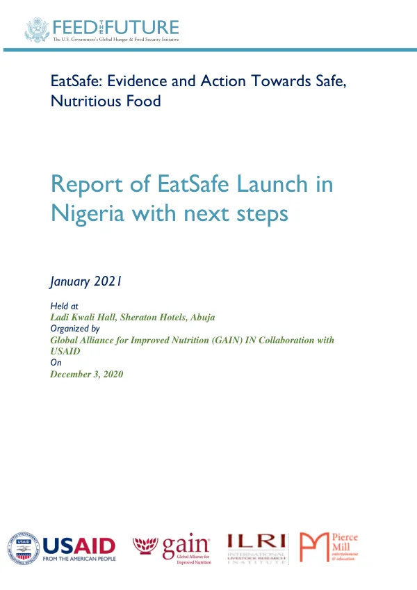 Report of EatSafe Launch in Nigeria with next steps
