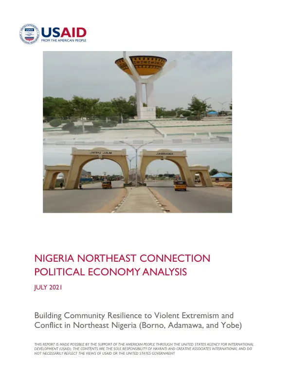 Nigeria Northeast Connection: Building Community Resilience to Violent Extremism and Conflict in Northeast Nigeria