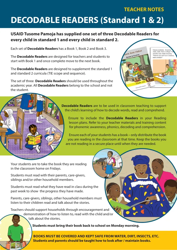 Decodable Readers (Standard 1 and 2)