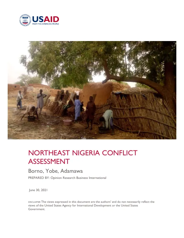 Northeast Nigeria Conflict Assessment, FY21 Q2 Final