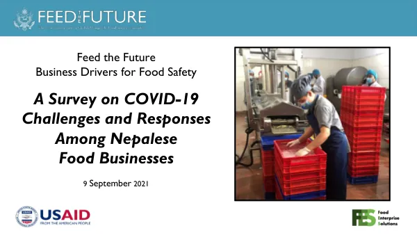 COVID-19 Challenges Among Nepalese Food Businesses