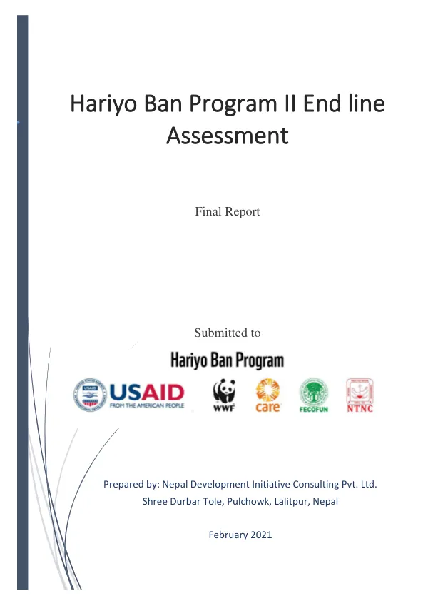 Hariyo Ban Program II End line Assessment