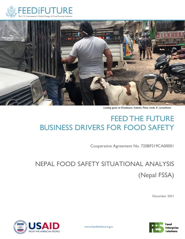 Nepal Food Safety Situational Analysis (FSSA)