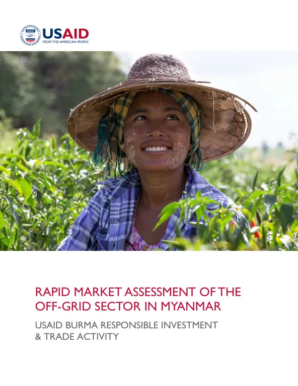 Rapid Market Assessment of the Off-Grid Sector in Myanmar