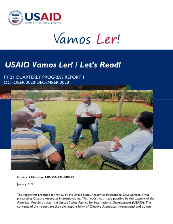 FY 21 QUARTERLY PROGRESS REPORT 1