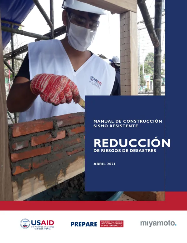 Manual de Construcción Sismo Resistente: Reducción de Riesgos de Desastres