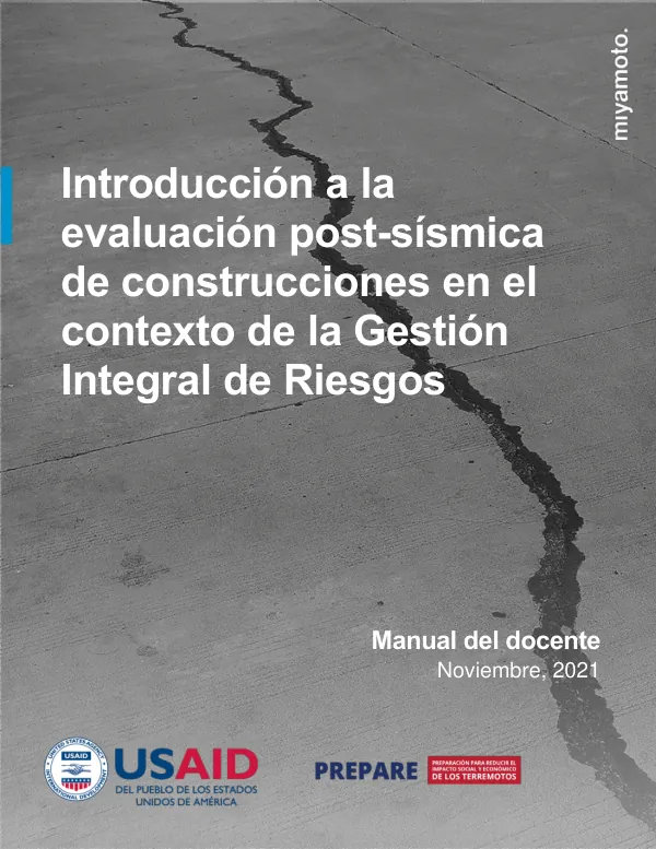 Introducción a la evaluación post-sísmica de construcciones en el contexto de la Gestión Integral de Riesgos