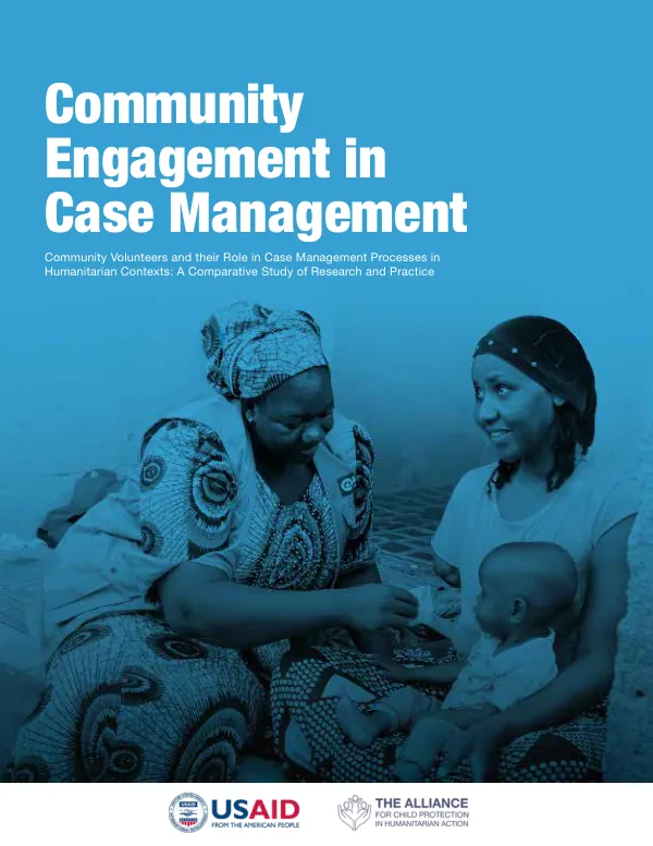 Community volunteers and their role in case management processes in humanitarian contexts: A comparative study of research and practice