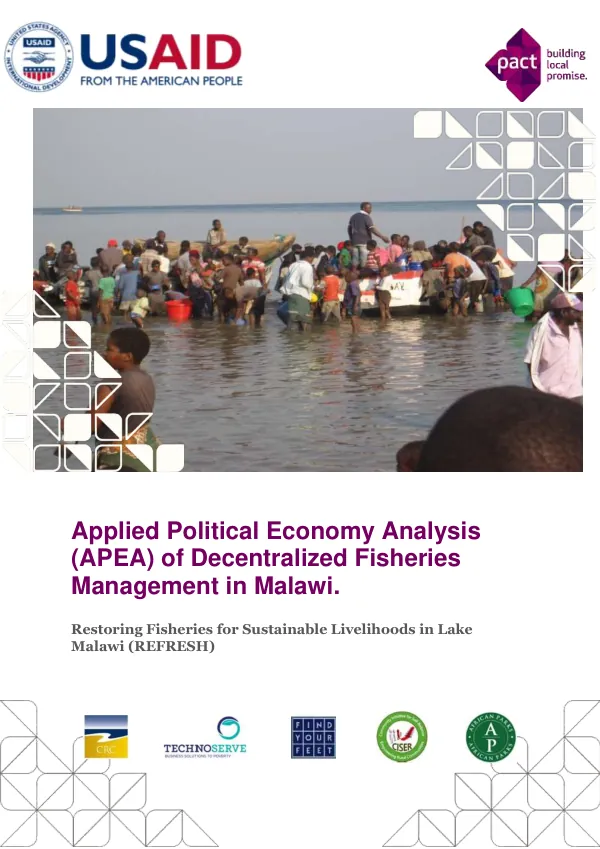 Applied Political Economy Analysis of Decentralized Fisheries Management in Malawi
