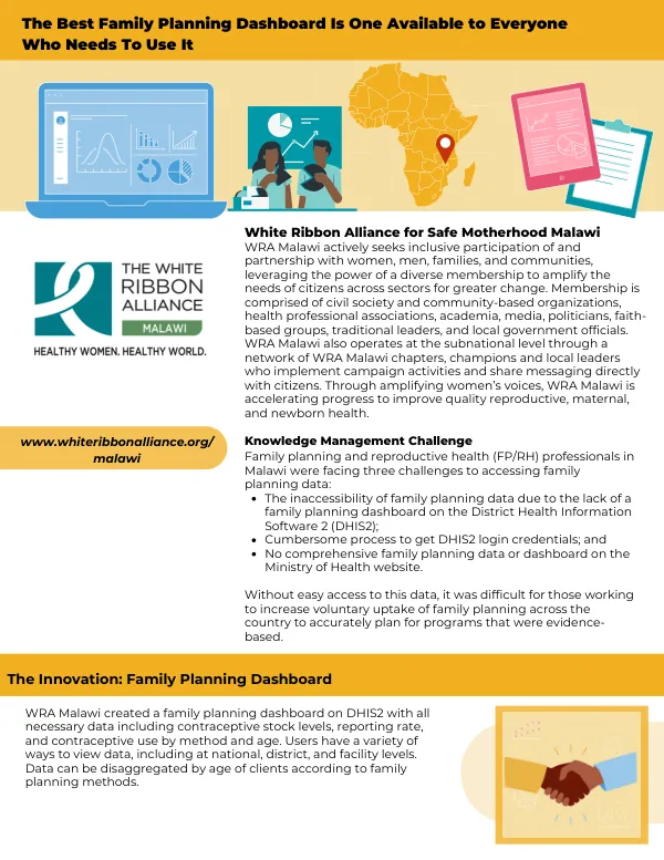 Family Planning Dashboard: Improving Access to Family Planning Data in Malawi
