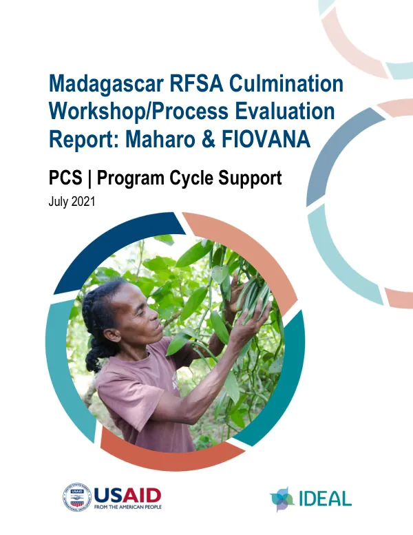 Madagascar RFSA Culmination Workshop/Process Evaluation Report: Maharo & FIOVANA